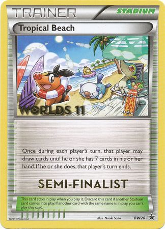 Tropical Beach (BW28) (Semi Finalist) [Black & White: Black Star Promos] | Anubis Games and Hobby