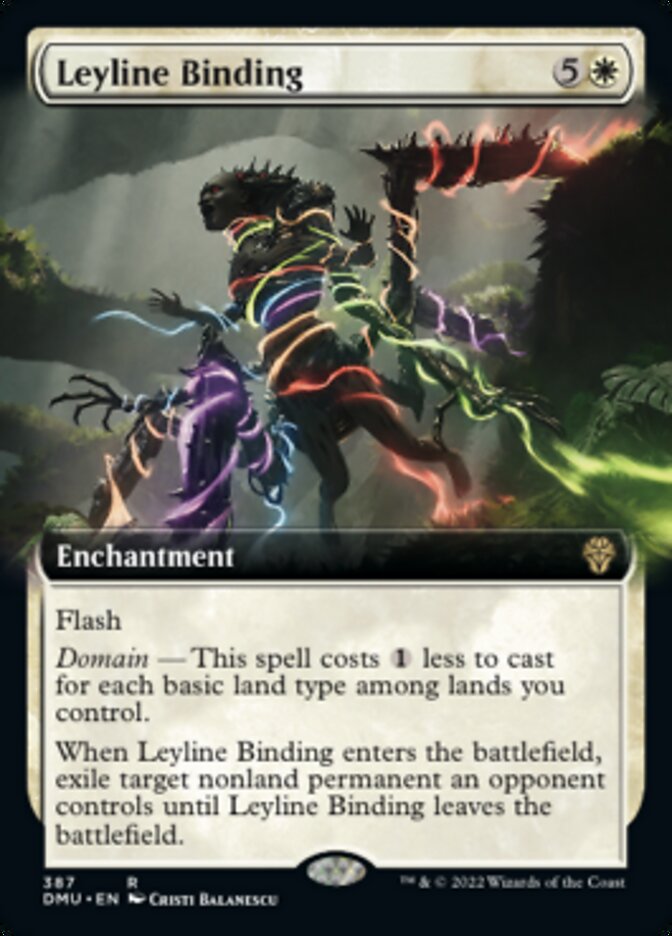 Leyline Binding (Extended Art) [Dominaria United] | Anubis Games and Hobby