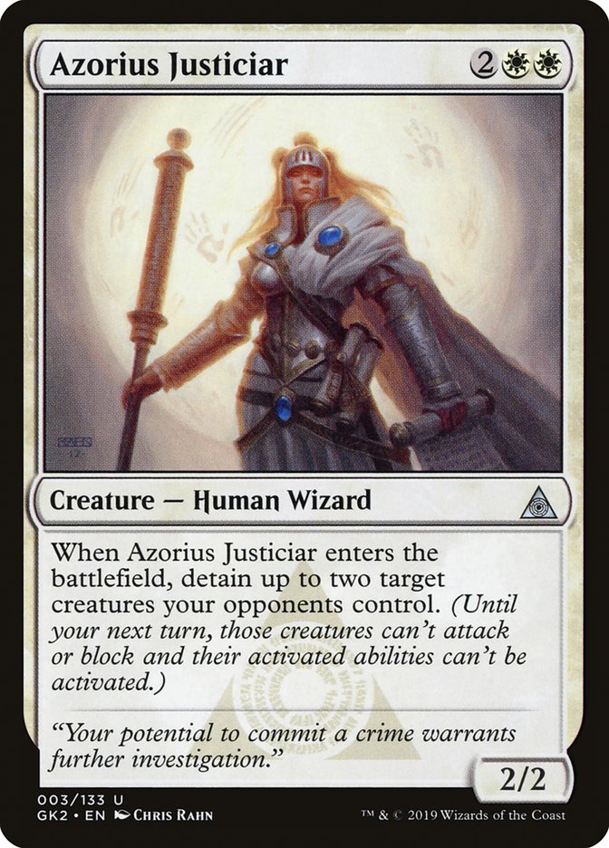 Azorius Justiciar [Ravnica Allegiance Guild Kit] | Anubis Games and Hobby