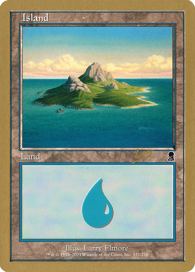 Island (rl337) (Raphael Levy) [World Championship Decks 2002] | Anubis Games and Hobby