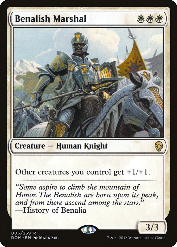 Benalish Marshal [Dominaria] | Anubis Games and Hobby