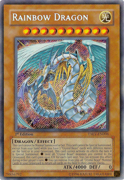 Rainbow Dragon [TAEV-EN006] Secret Rare | Anubis Games and Hobby