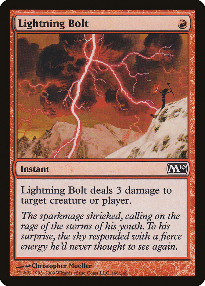 Lightning Bolt [Magic 2010] | Anubis Games and Hobby