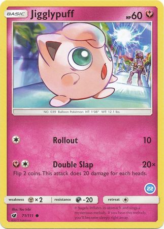 Jigglypuff (71/111) (Deck Exclusive #22) [Sun & Moon: Trainer Kit - Alolan Ninetales] | Anubis Games and Hobby