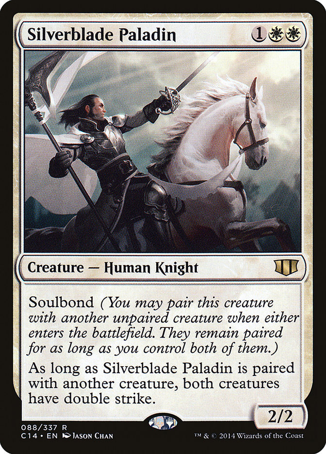 Silverblade Paladin [Commander 2014] | Anubis Games and Hobby