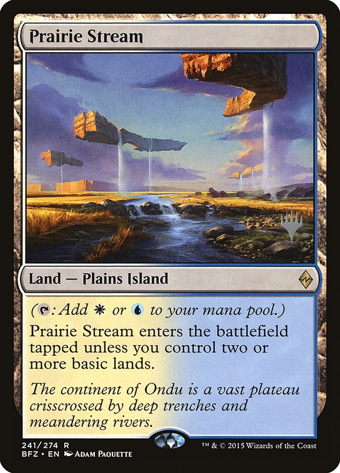 Prairie Stream [Battle for Zendikar Promos] | Anubis Games and Hobby