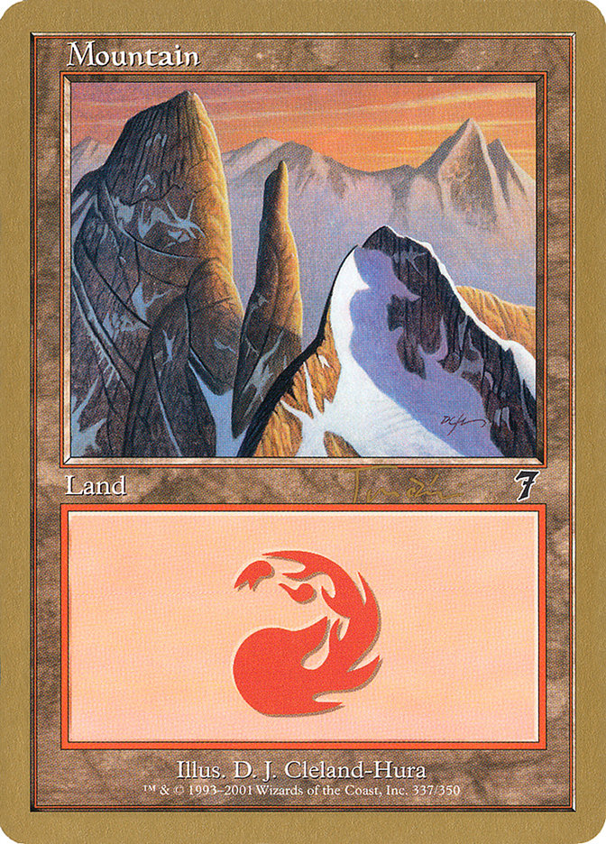 Mountain (jt337) (Jan Tomcani) [World Championship Decks 2001] | Anubis Games and Hobby