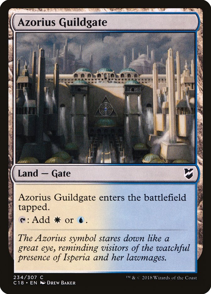 Azorius Guildgate [Commander 2018] | Anubis Games and Hobby