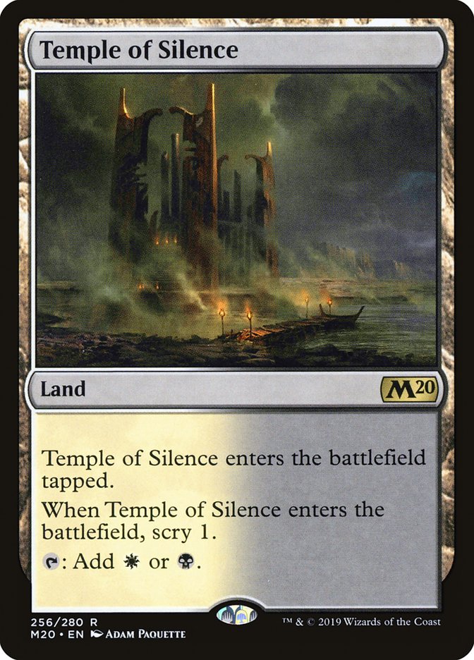 Temple of Silence [Core Set 2020] | Anubis Games and Hobby