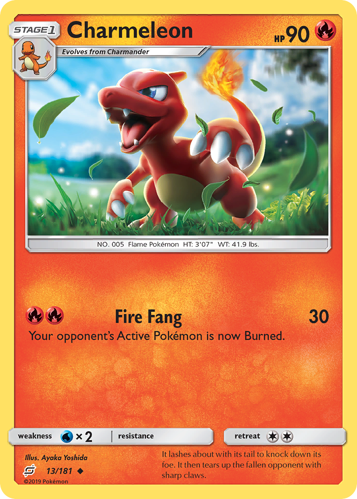 Charmeleon (13/181) [Sun & Moon: Team Up] | Anubis Games and Hobby