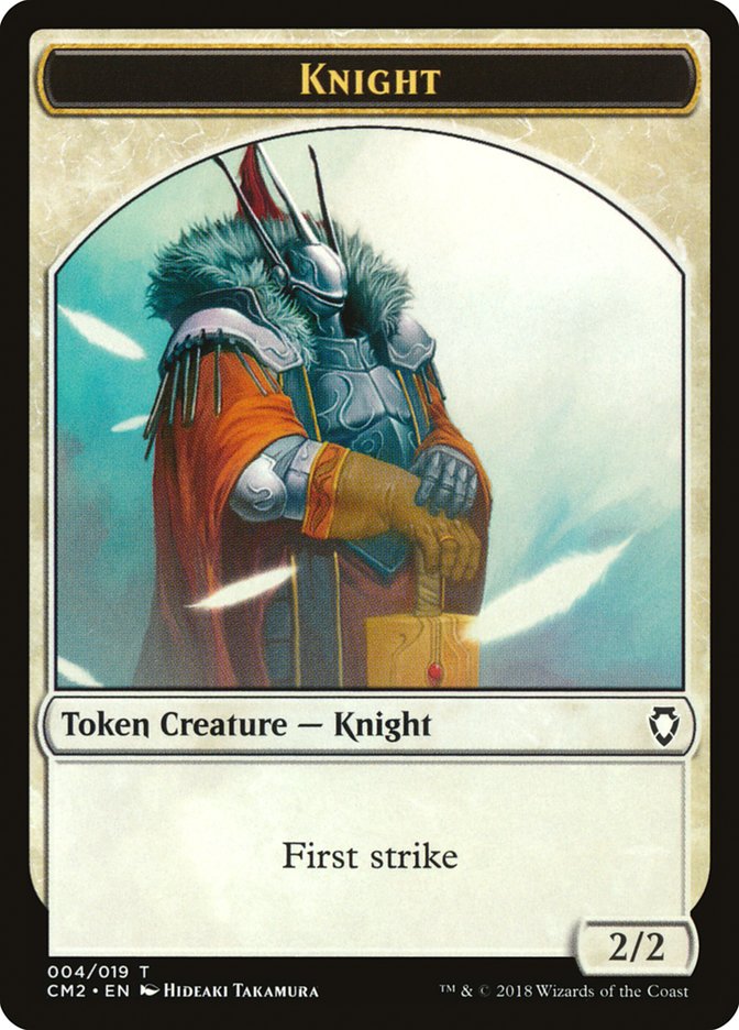 Knight Token [Commander Anthology Volume II Tokens] | Anubis Games and Hobby