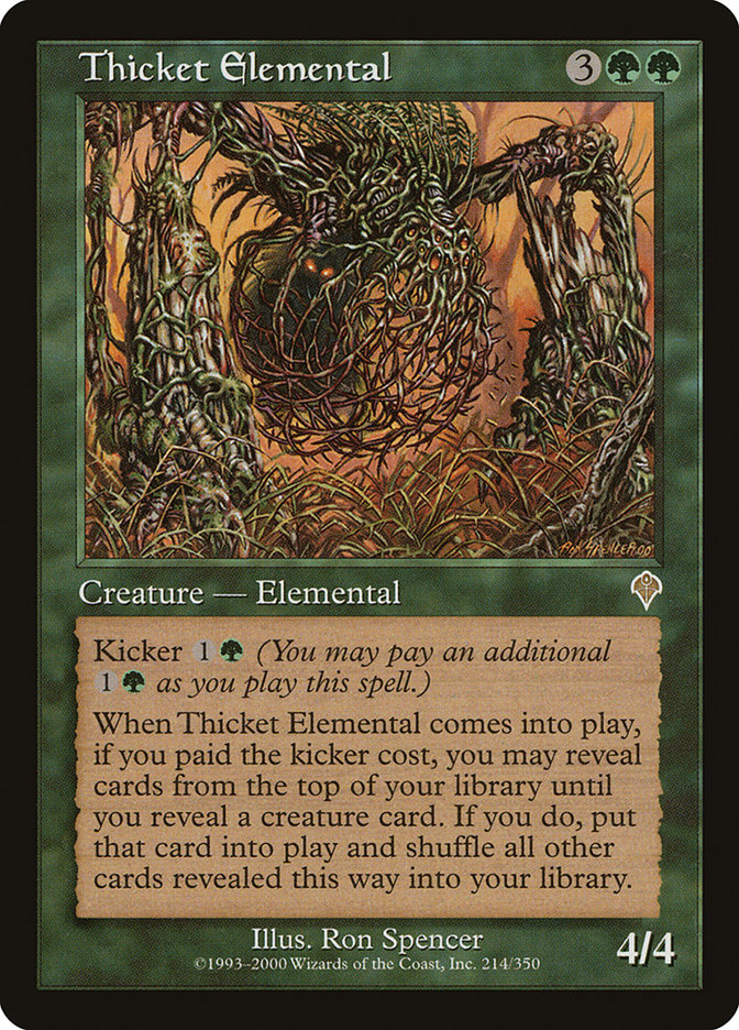 Thicket Elemental [Invasion] | Anubis Games and Hobby