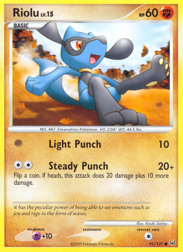 Riolu (91/127) [Platinum: Base Set] | Anubis Games and Hobby