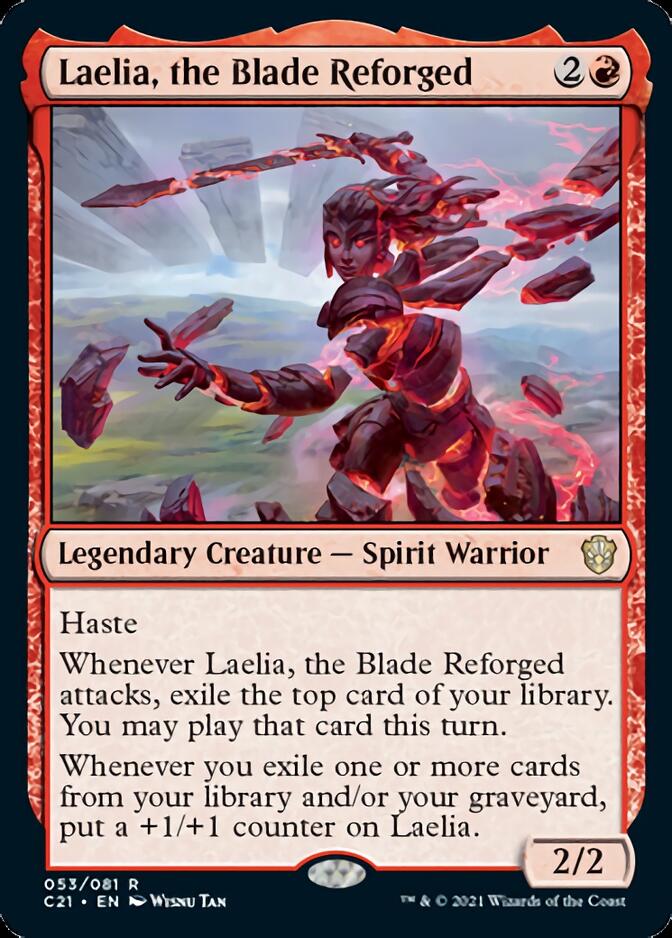 Laelia, the Blade Reforged [Commander 2021] | Anubis Games and Hobby