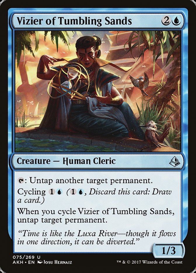 Vizier of Tumbling Sands [Amonkhet] | Anubis Games and Hobby