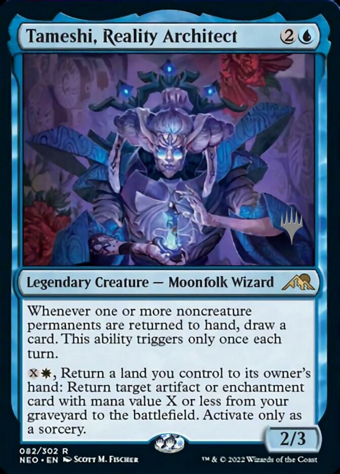 Tameshi, Reality Architect (Promo Pack) [Kamigawa: Neon Dynasty Promos] | Anubis Games and Hobby