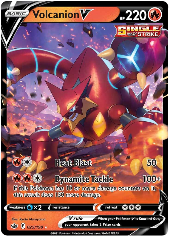 Volcanion V (025/198) [Sword & Shield: Chilling Reign] | Anubis Games and Hobby