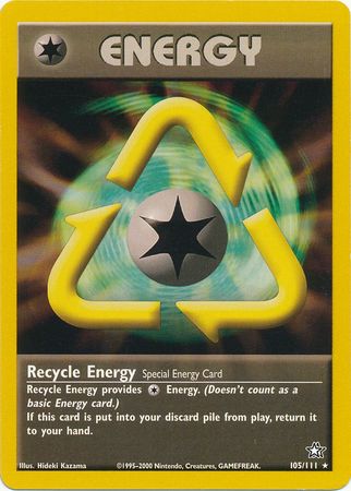 Recycle Energy (105/111) [Neo Genesis Unlimited] | Anubis Games and Hobby