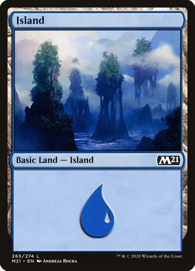 Island (265) [Core Set 2021] | Anubis Games and Hobby