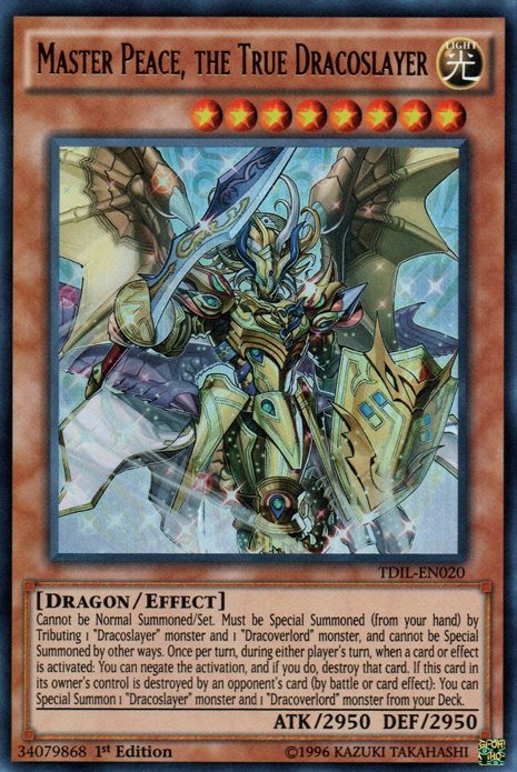 Master Peace, the True Dracoslayer [TDIL-EN020] Ultra Rare | Anubis Games and Hobby