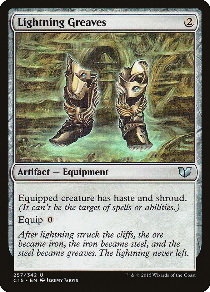 Lightning Greaves [Commander 2015] | Anubis Games and Hobby