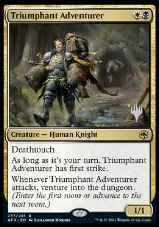 Triumphant Adventurer (Promo Pack) [Dungeons & Dragons: Adventures in the Forgotten Realms Promos] | Anubis Games and Hobby