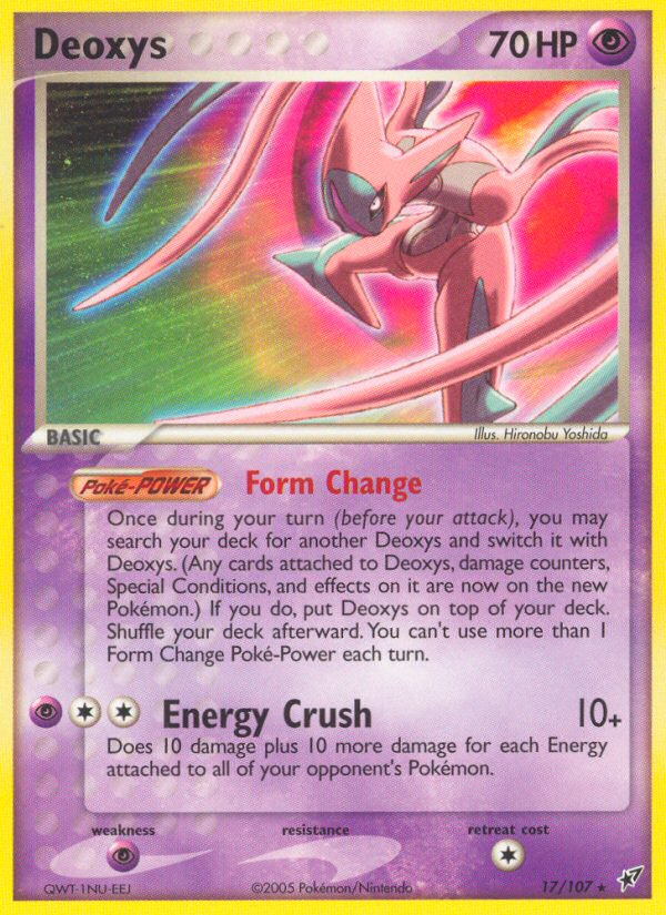 Deoxys (17/107) [EX: Deoxys] | Anubis Games and Hobby