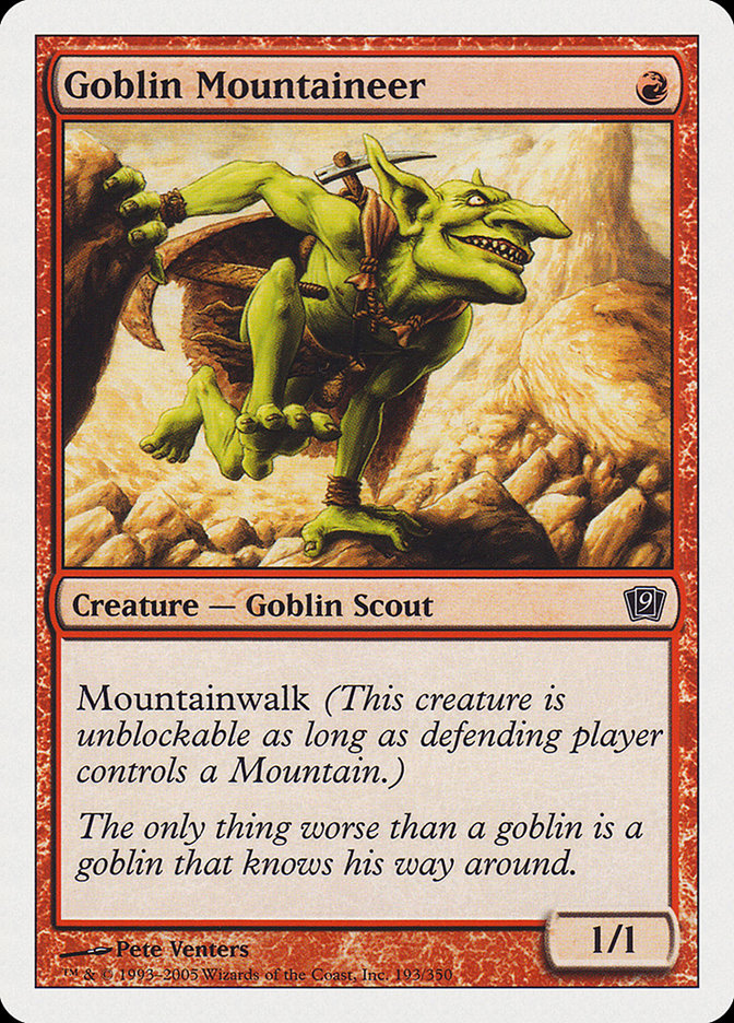 Goblin Mountaineer [Ninth Edition] | Anubis Games and Hobby