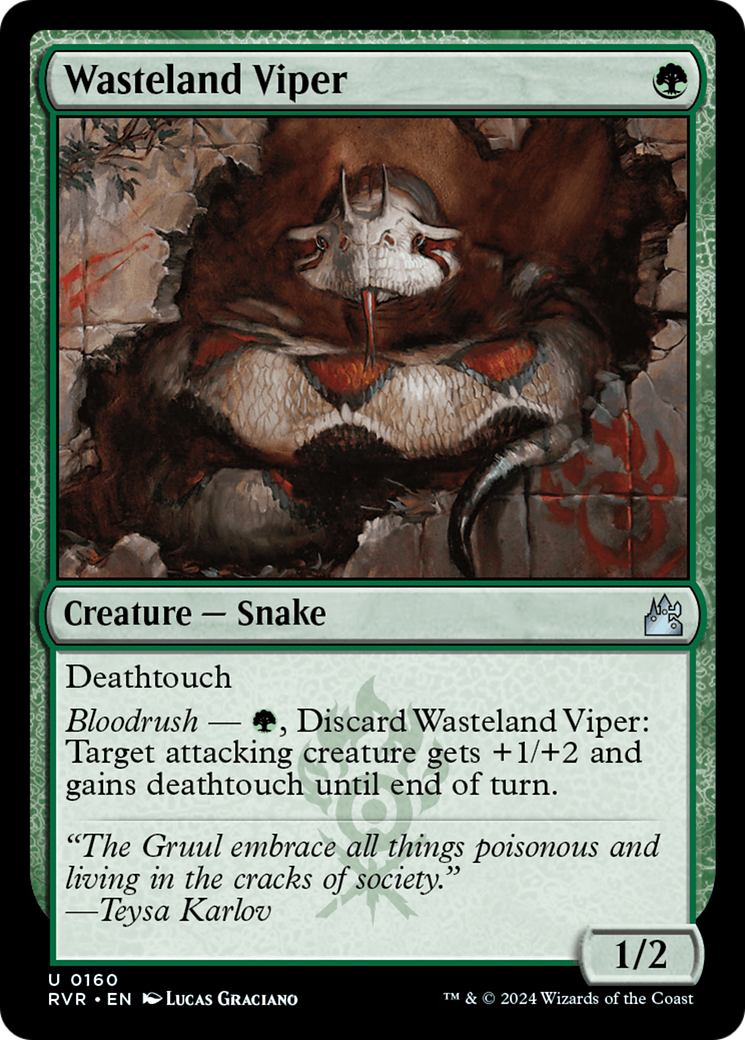 Wasteland Viper [Ravnica Remastered] | Anubis Games and Hobby