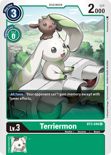 Terriermon [BT3-046] [Release Special Booster Ver.1.5] | Anubis Games and Hobby