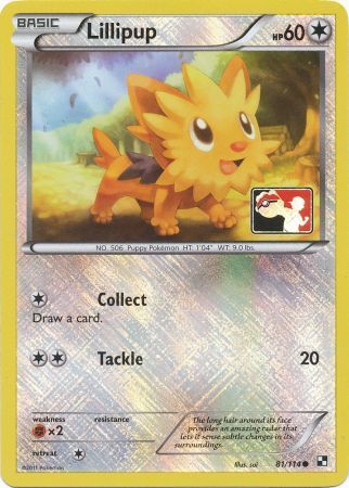 Lillipup (81/114) (League Promo) [Black & White: Base Set] | Anubis Games and Hobby