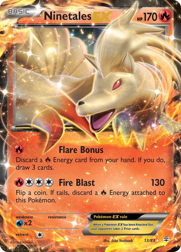 Ninetales EX (13/83) [XY: Generations] | Anubis Games and Hobby