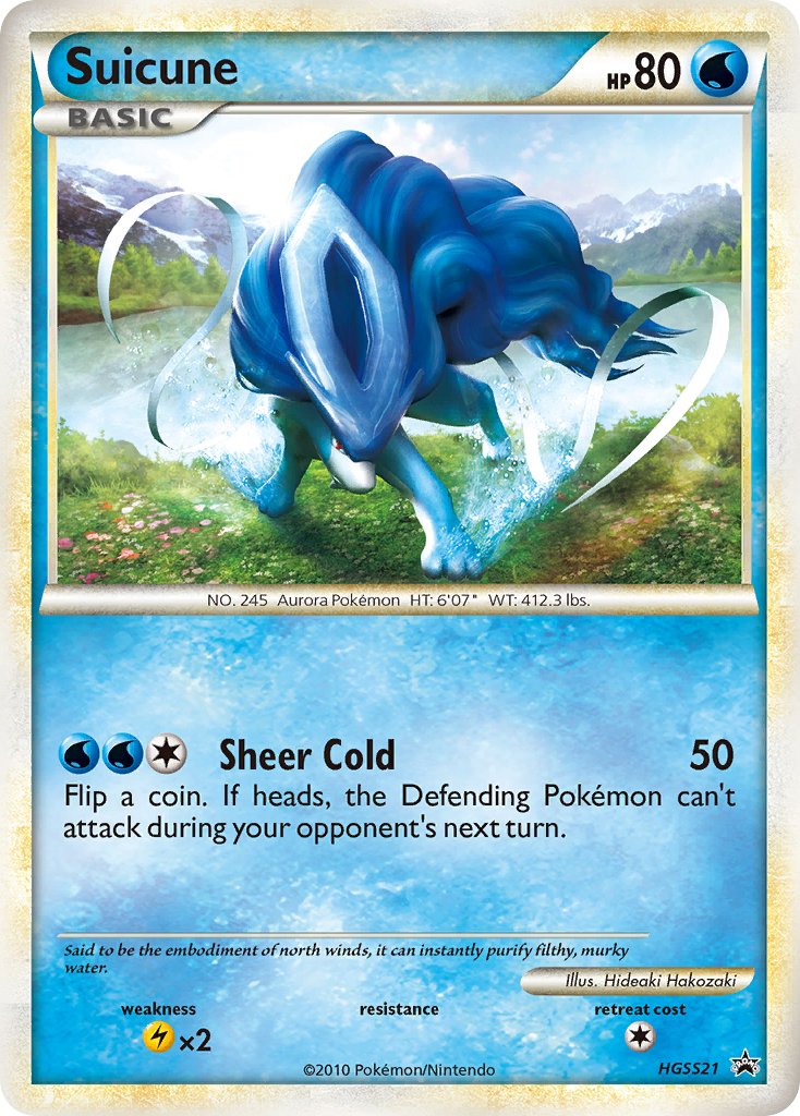 Suicune (HGSS21) [HeartGold & SoulSilver: Black Star Promos] | Anubis Games and Hobby