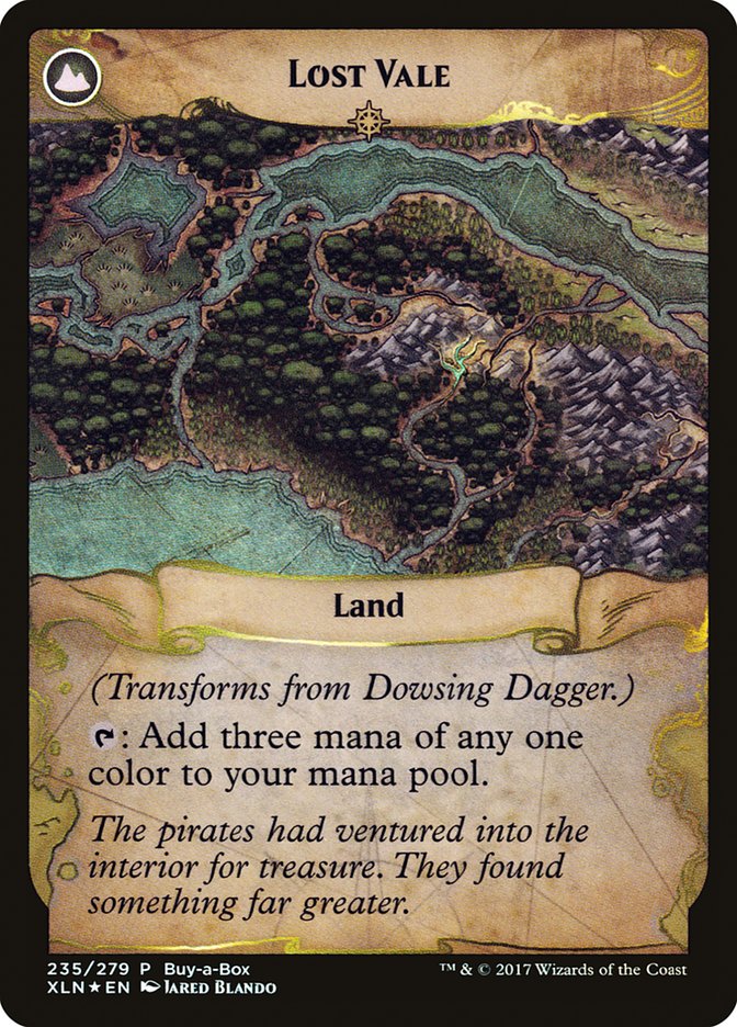 Dowsing Dagger // Lost Vale (Buy-A-Box) [Ixalan Treasure Chest] | Anubis Games and Hobby