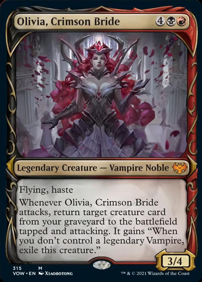 Olivia, Crimson Bride (Showcase Fang Frame) [Innistrad: Crimson Vow] | Anubis Games and Hobby