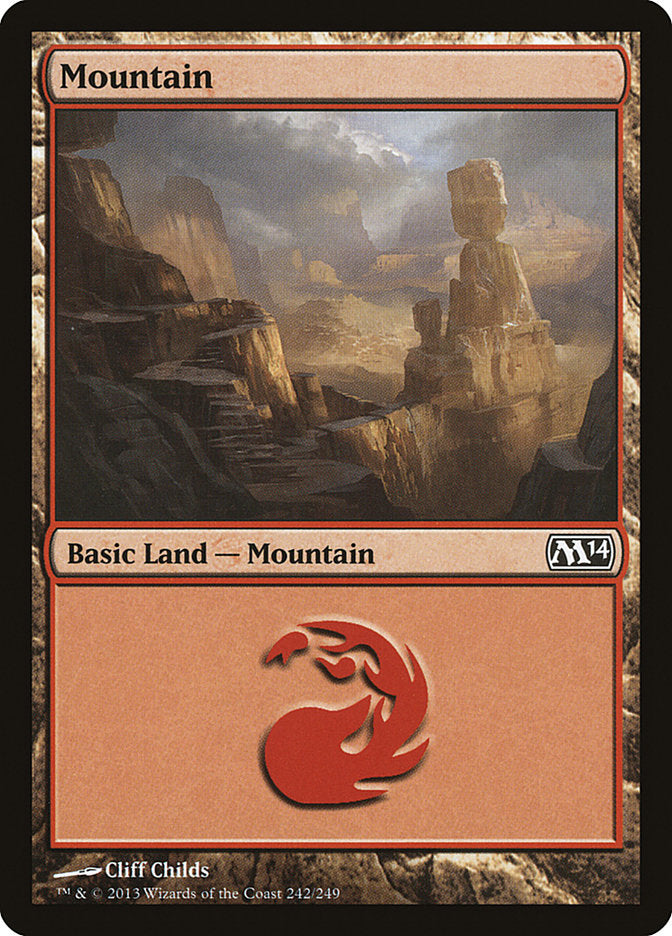 Mountain (242) [Magic 2014] | Anubis Games and Hobby