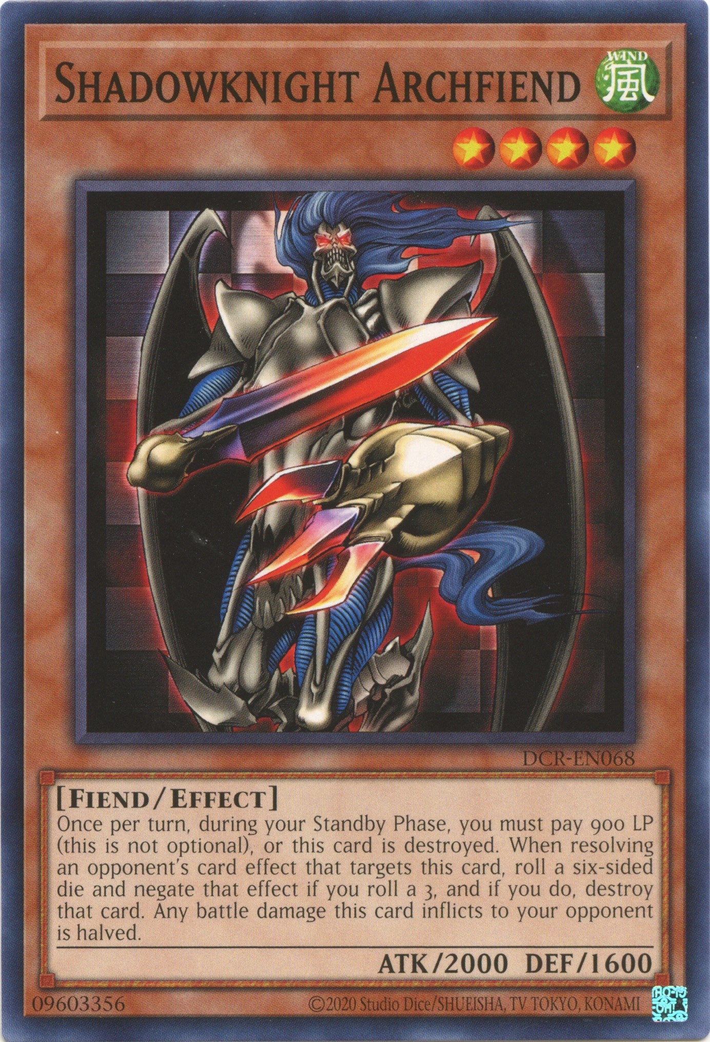 Shadowknight Archfiend (25th Anniversary) [DCR-EN068] Common | Anubis Games and Hobby