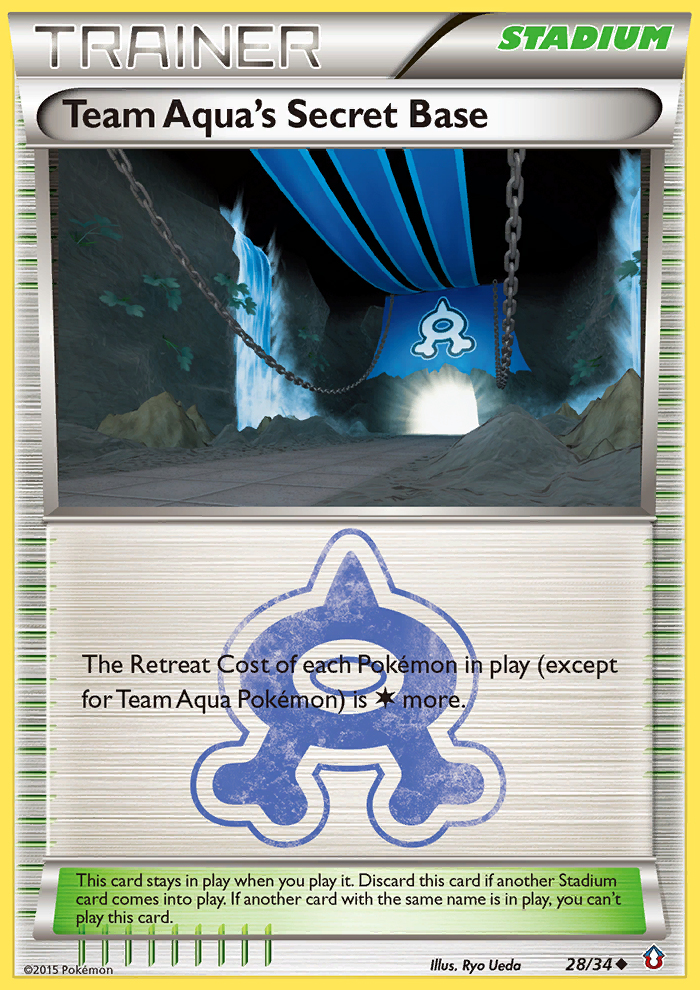 Team Aqua's Secret Base (28/34) [XY: Double Crisis] | Anubis Games and Hobby