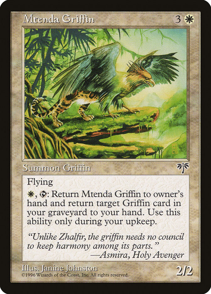 Mtenda Griffin [Mirage] | Anubis Games and Hobby