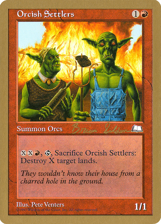 Orcish Settlers (Brian Selden) [World Championship Decks 1998] | Anubis Games and Hobby