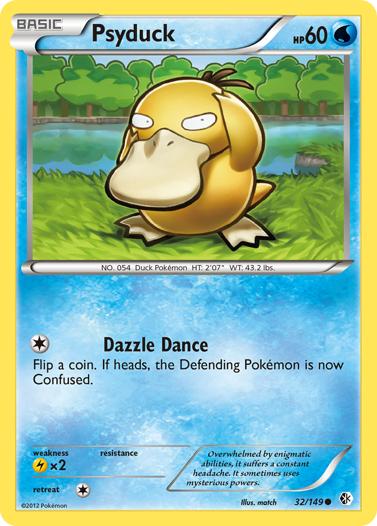 Psyduck (32/149) [Black & White: Boundaries Crossed] | Anubis Games and Hobby