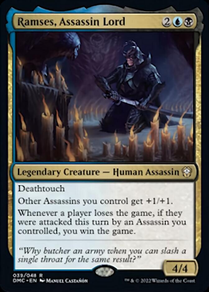 Ramses, Assassin Lord [Dominaria United Commander] | Anubis Games and Hobby