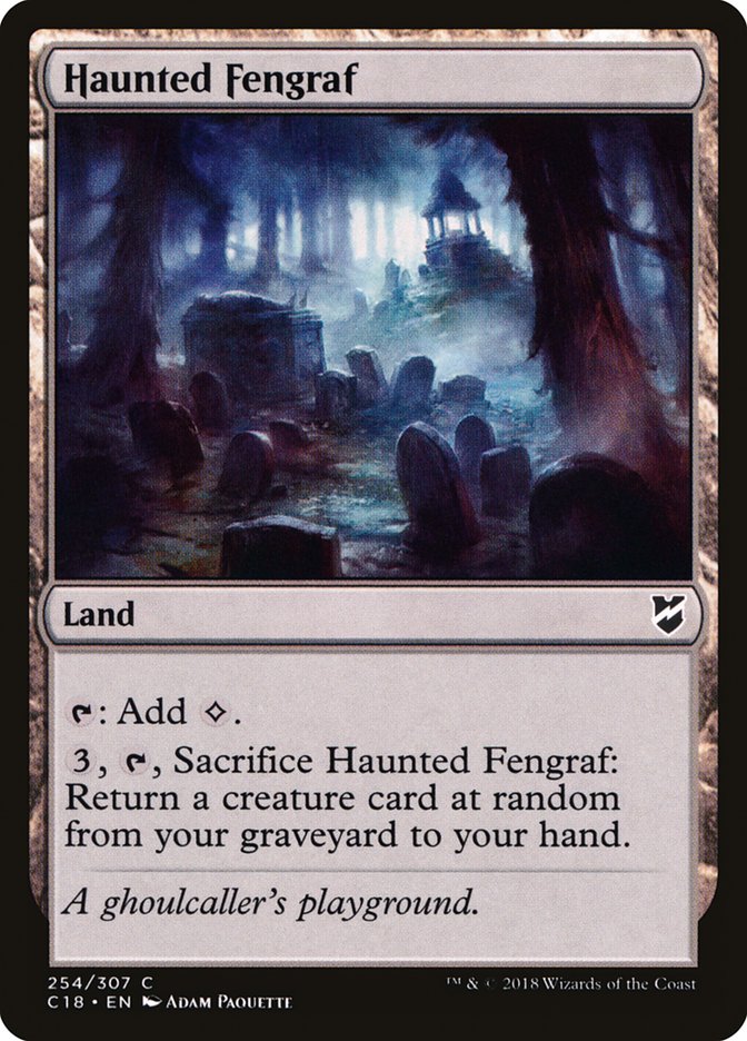 Haunted Fengraf [Commander 2018] | Anubis Games and Hobby