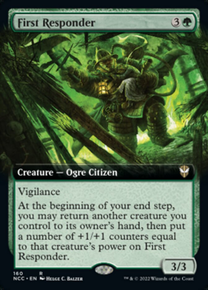 First Responder (Extended Art) [Streets of New Capenna Commander] | Anubis Games and Hobby
