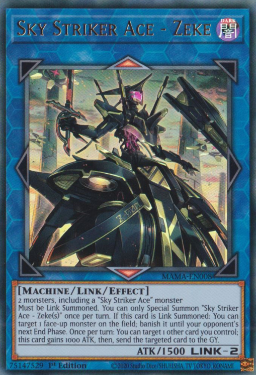 Sky Striker Ace - Zeke [MAMA-EN008] Ultra Rare | Anubis Games and Hobby