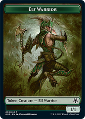 Soldier // Elf Warrior Double-Sided Token [Game Night: Free-for-All Tokens] | Anubis Games and Hobby