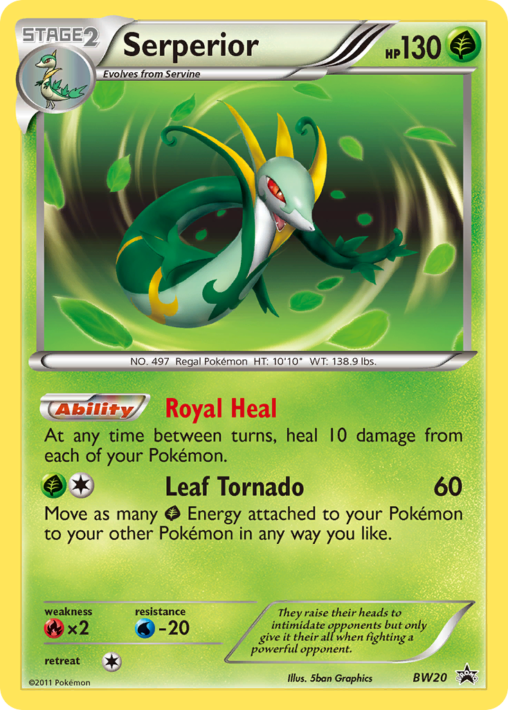 Serperior (BW20) [Black & White: Black Star Promos] | Anubis Games and Hobby