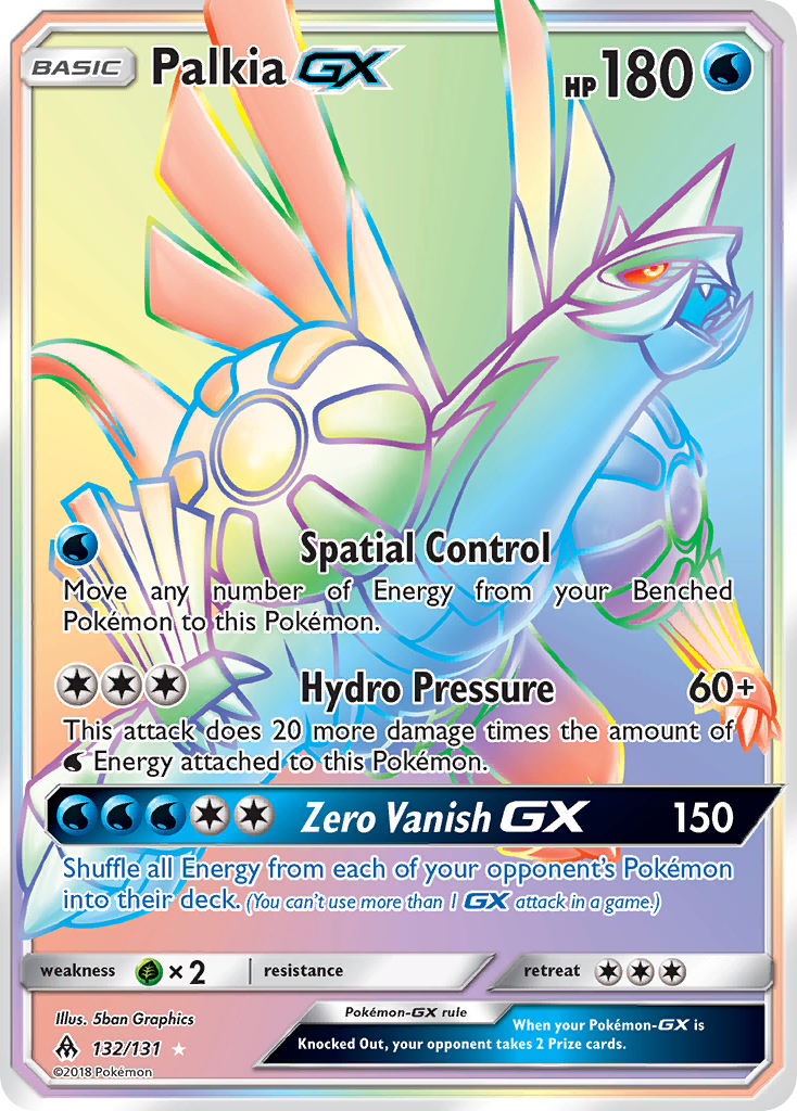 Palkia GX (132/131) [Sun & Moon: Forbidden Light] | Anubis Games and Hobby