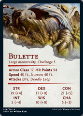 Bulette Art Card (Gold-Stamped Signature) [Dungeons & Dragons: Adventures in the Forgotten Realms Art Series] | Anubis Games and Hobby