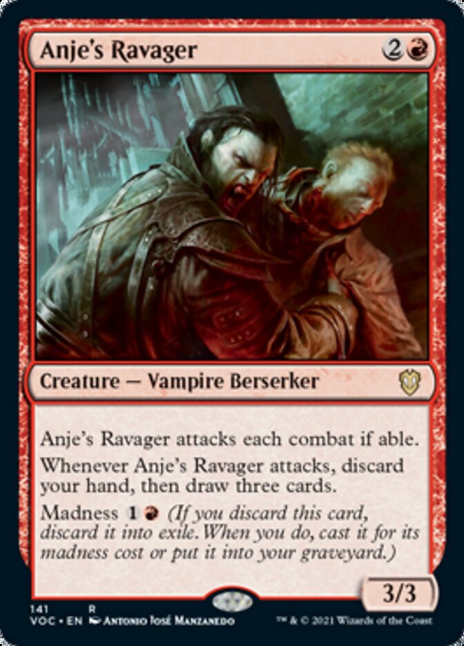 Anje's Ravager [Innistrad: Crimson Vow Commander] | Anubis Games and Hobby